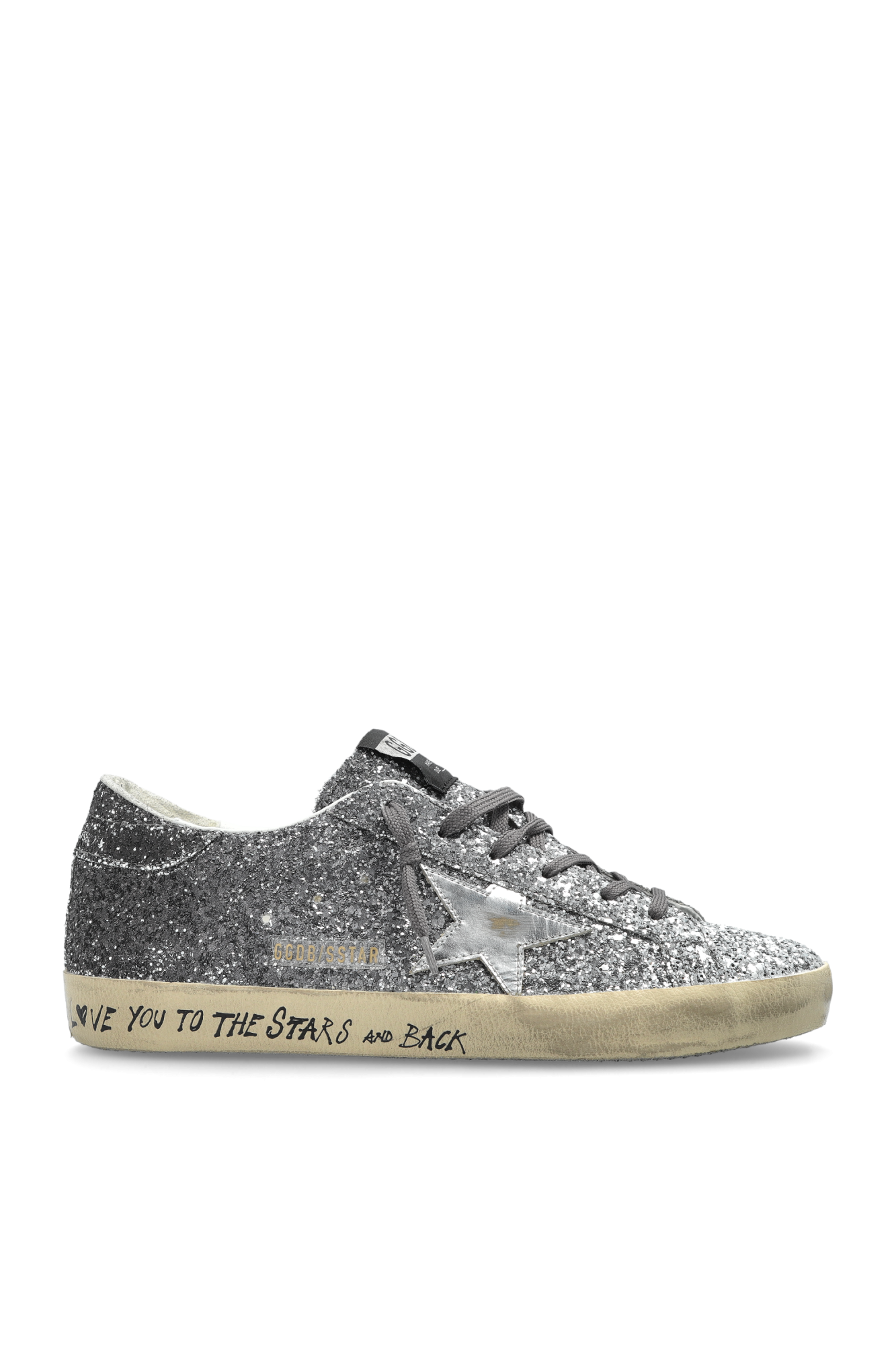 Silver Sports shoes `Super-Star Classic With List` Golden